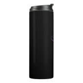 Purple Script Personalizable Name Thermal Tumbler Thermosbecher (Nach links gedreht)
