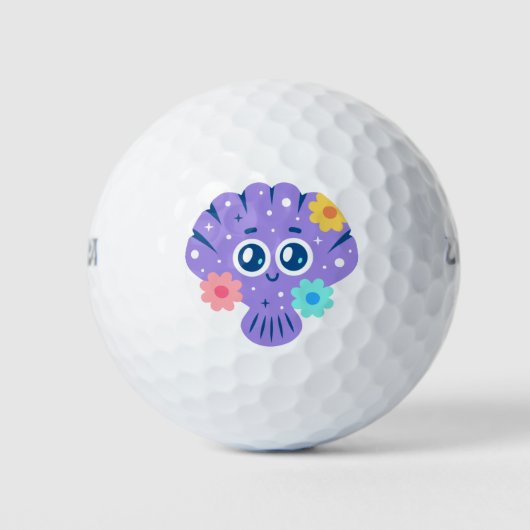 Purple Seashell Golfball (Vorderseite)