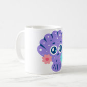 Purple Seashell Kaffeetasse (Vorderseite Links)