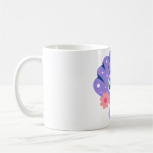 Purple Seashell Kaffeetasse