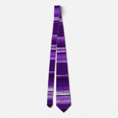Purple Serape Pattern Krawatte (Rückseite)