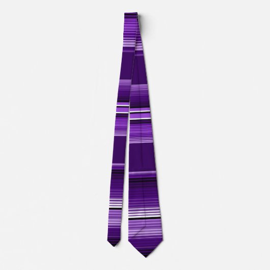 Purple Serape Pattern Krawatte (Rückseite)