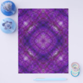 Purple Serene Gardens Bulk Scrapbook Paper Pages Flyer (Einzeln)