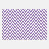 Purple Shapes Geschenkpapier Set (Vorderseite 3)