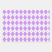 Purple Shapes Geschenkpapier Set (Vorderseite 2)