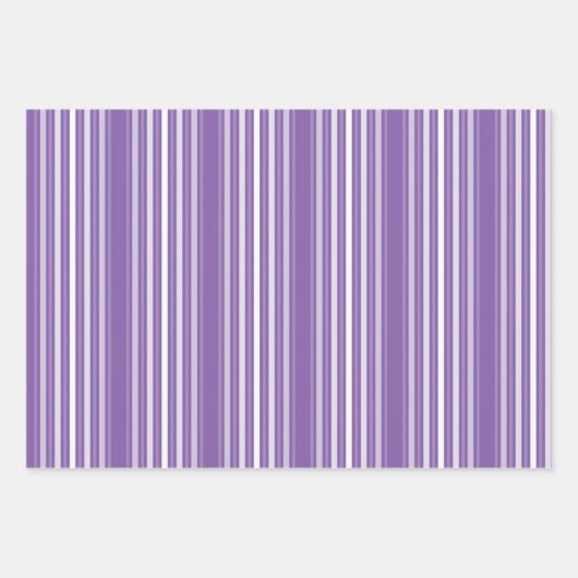 Purple Shapes Geschenkpapier Set (Vorderseite)