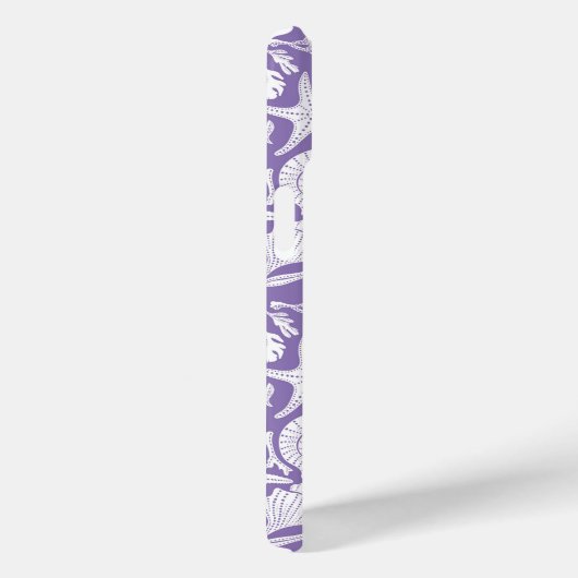 Purple Shells Personalized Case-Mate iPhone Hülle (Rückseite / Rechts)