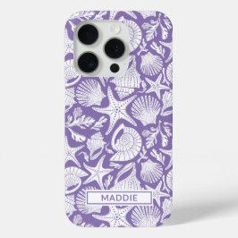 Purple Shells Personalized Case-Mate iPhone Hülle