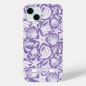 Purple Shells Personalized Case-Mate iPhone Hülle (Rückseite)