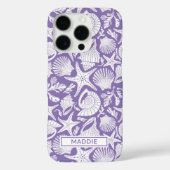 Purple Shells Personalized Case-Mate iPhone Hülle (Rückseite)