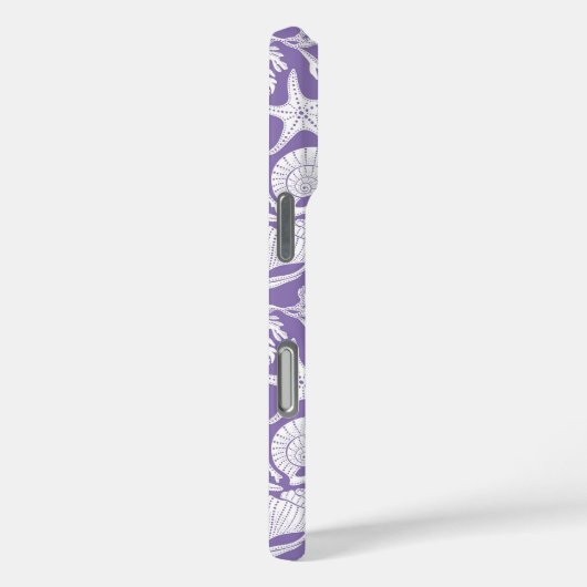 Purple Shells Personalized Case-Mate iPhone Hülle (Rückseite / Rechts)