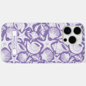 Purple Shells Personalized Case-Mate iPhone Hülle (Rückseite (Horizontal))