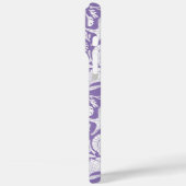 Purple Shells Personalized Case-Mate iPhone Hülle (Rückseite / Links)