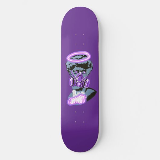 purple skateboard (Vorderseite)