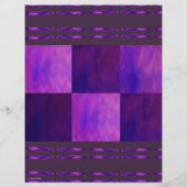 Purple Skies Tiles Bulk Scrapbook Paper Pages Flyer (Hinten)