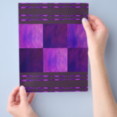 Purple Skies Tiles Bulk Scrapbook Paper Pages Flyer (Hand)