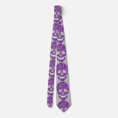 Purple Skull Tie Krawatte (Rückseite)