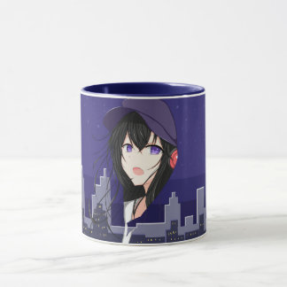 purple　sky tasse
