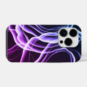 Purple Smoke iPhone Hülle (Rückseite (Horizontal))