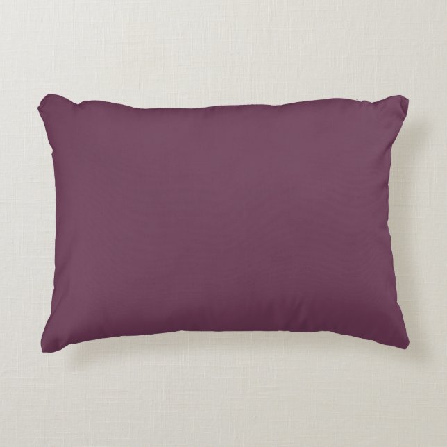Purple, Solid, Modern, Simple, Modern, Trendy Dekokissen (Vorderseite)