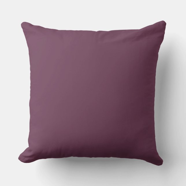 Purple, Solid, Modern, Simple, Modern, Trendy Kissen (Vorderseite)