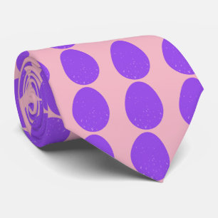 Purple Speckled Easter Eggs Krawatte
