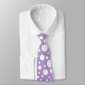 Purple Spots Tie Krawatte (Gebunden)