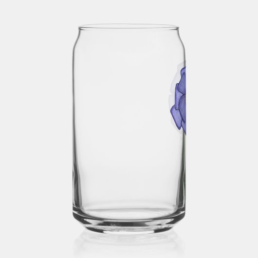 Purple Square Flower Dosenglas (Rechts)