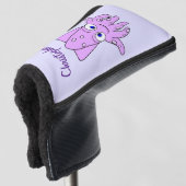 Purple Squid Design Golf Headcover (3/4 Vorderseite)