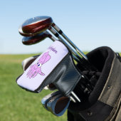 Purple Squid Design Golf Headcover (In Situ)