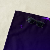 Purple Stars Strandtuch (Beispiel)