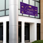 Purple Step and repeat Graduation Backdrop banner (Äußeres Gebäude)