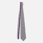 Purple Stripe Neck Tie for Bold Formal Flair Krawatte (Rückseite)