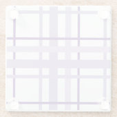 Purple Stripes Pattern  Glasuntersetzer (Rückseite)