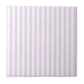 Purple Stripes Pattern Minimal Modern Spring Fliese (Vorderseite)