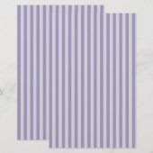 Purple Stripes Seamless Pattern Briefpapier (Vorne/Hinten)