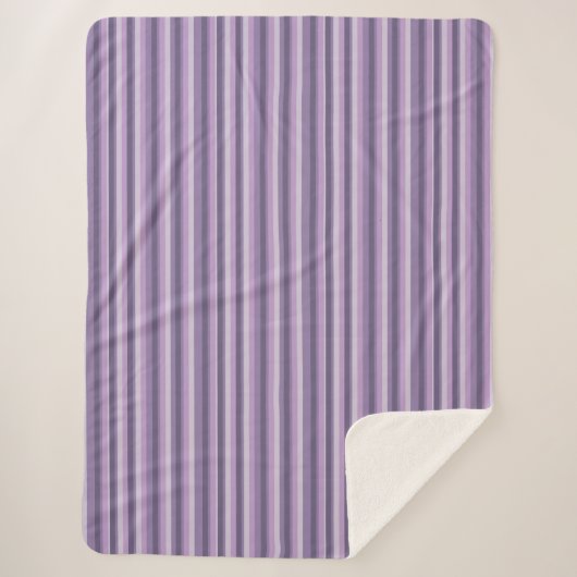 Purple stripes sherpadecke (Vorderseite)