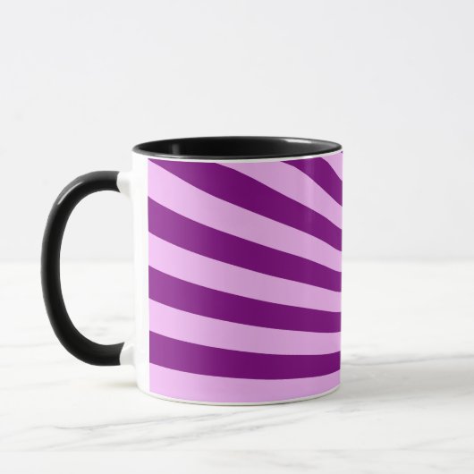 Purple Sun Rays Background Tasse (Links)