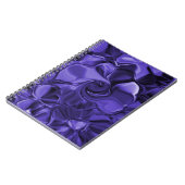 Purple Swirls Spiral Notebook Notizblock (Linke Seite)