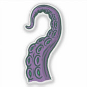 Purple Tentacle Aufkleber (Vorderseite)
