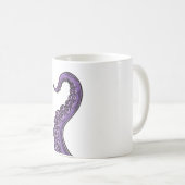 Purple Tentacle Kaffeetasse (VorderseiteRechts)