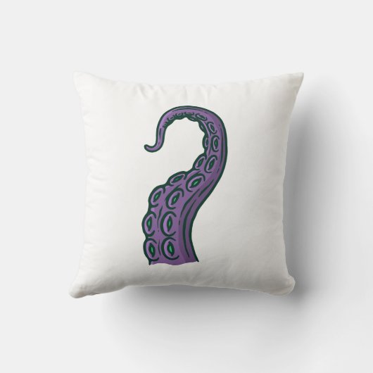 Purple Tentacle Kissen (Rückseite)