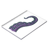 Purple Tentacle Notizblock (Linke Seite)