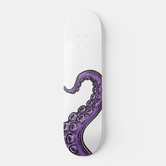 Purple Tentacle Skateboard (Vorderseite)