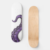 Purple Tentacle Skateboard (Vorderseite)