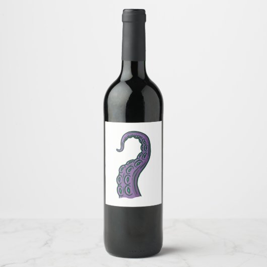 Purple Tentacle Weinetikett (Vorderseite)