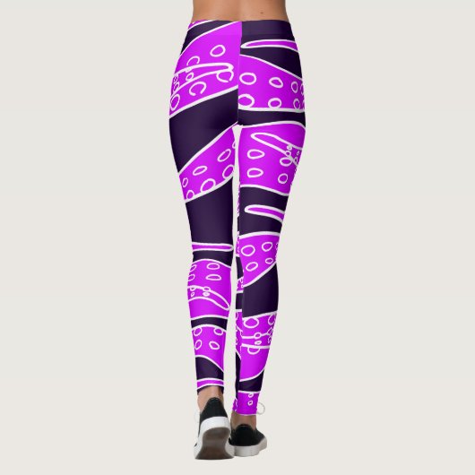 Purple Tentacles Leggings (Rückseite)