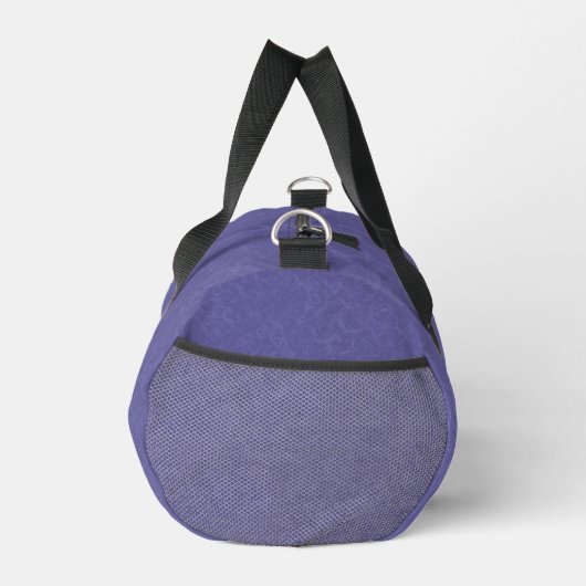 Purple textured surface swirling pattern duffle bag (Rechts)