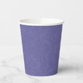Purple textured surface swirling pattern pappbecher (Links)