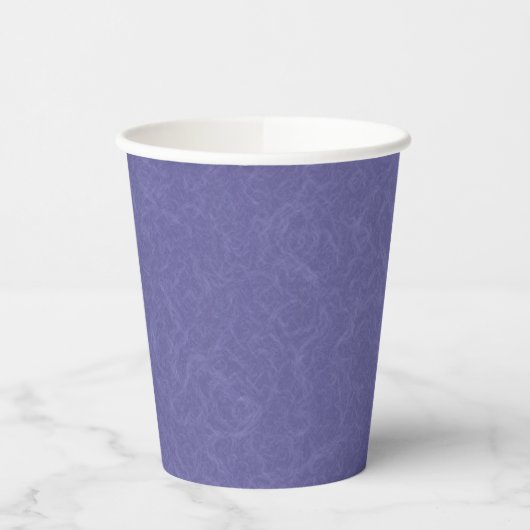 Purple textured surface swirling pattern pappbecher (Links)